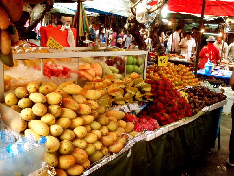 thaimaalaisia hedelmiä, Thaimaalainen tori