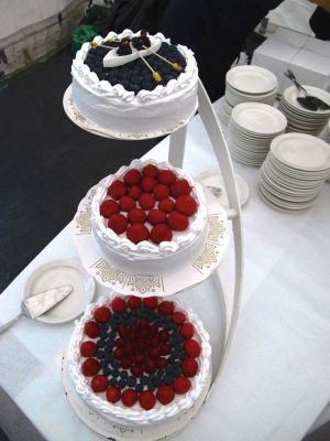 Vegaaninen hääkakku