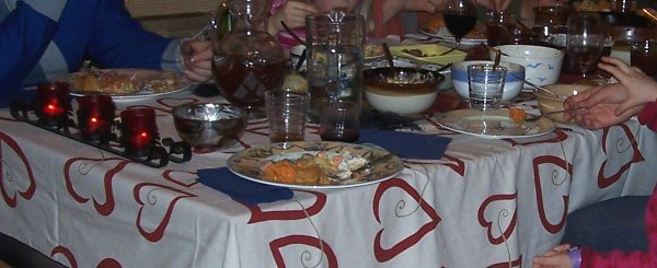 Jouluruokapöytä 2009. 