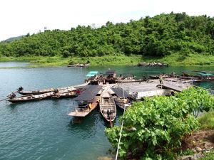 Veneiden lähtöpaikka. 