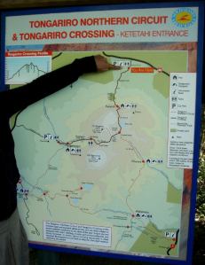 Kuvassa alueen kartta. 