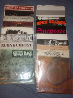 hc ja straigth edge levyjä