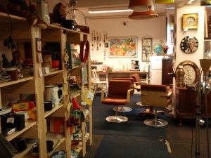 Aulassa voi kahvitella. 