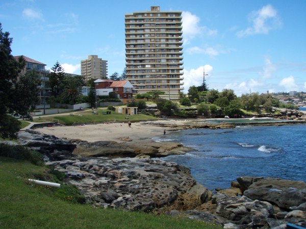 Manlyn Fairlight Beach olisi ihana paikka asua, mutta kamala paikka sukeltaa. 