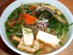 Vietnamilainen nuudelikeitto Lontoossa. 