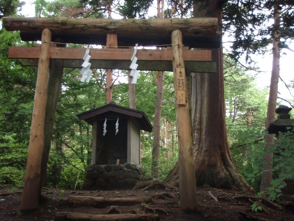 Pieni pyhättö aivan loppumatkalla.