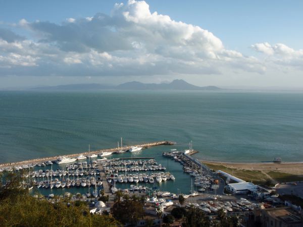 Sidi Bou Saidin marina. 