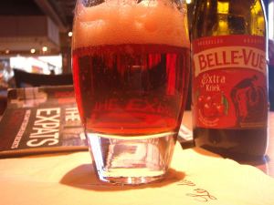 Bellevue extra kriek ei sisältänyt niin paljon alkoholia kuin monet muut belgialaisoluet, mutta siinä oli enemmän kirsikkaa. 