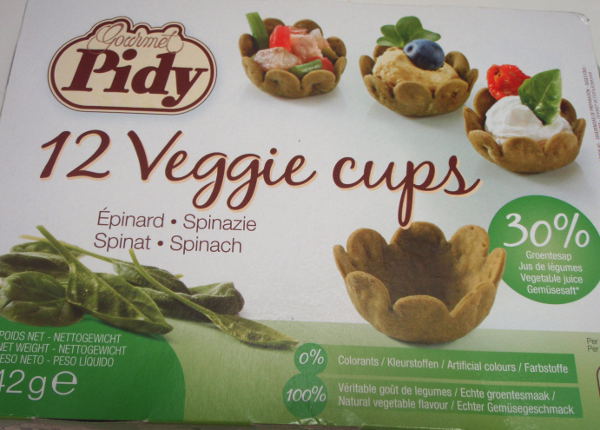 Veggie cupsien pakkaus. 