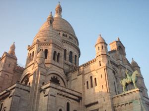 Sacre coeur -kirkko Pariisissa. 