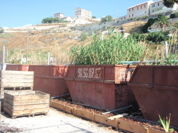 Leirille oli kehitelty ekologinen suihkuveden puhdistusjärjestelmä. 