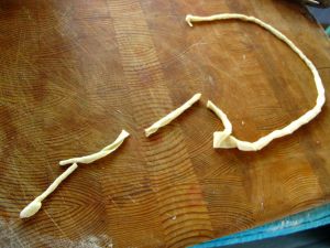 Pastan kiertäminen pitkä luiro kerrallaan ei oikein toiminut. 