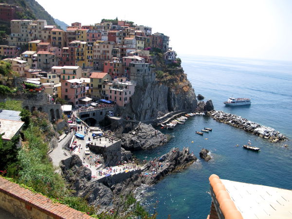 Manarola, oikein nätti Cinque Terren kylä.