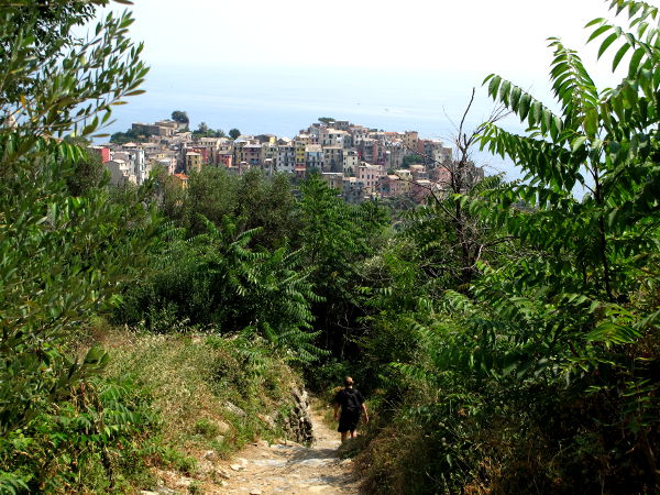 Saapuminen Cornigliaan. 