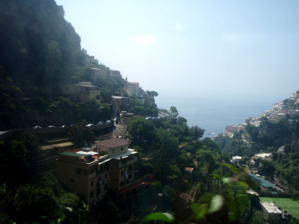 Positanon rinteitä.