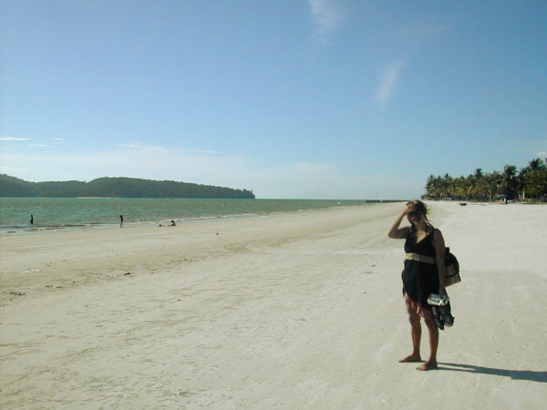 Langkawin Pantai Cenangin ranta. 