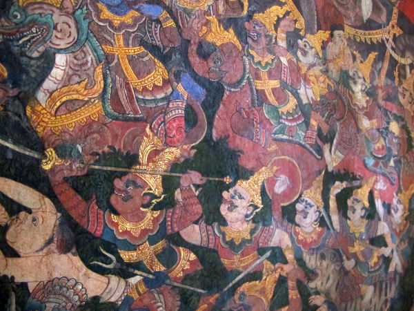 Seinämaalauksissa kerrotaan tarinoita. 