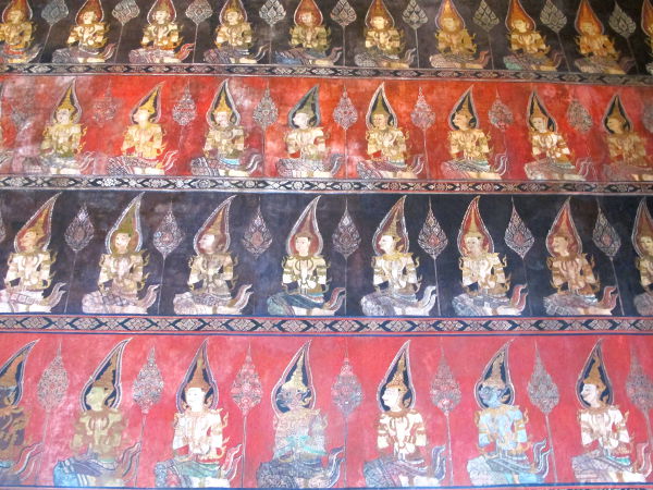 Temppelin seinämaalaukset. 