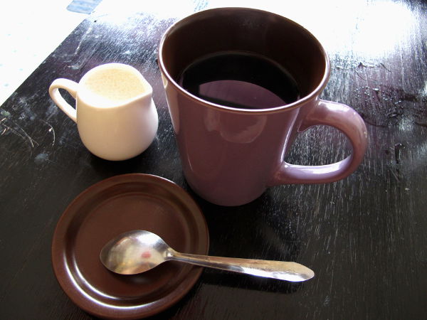 Thaikahvi – en tiedä miten olisi eronnut muusta kahvista. 