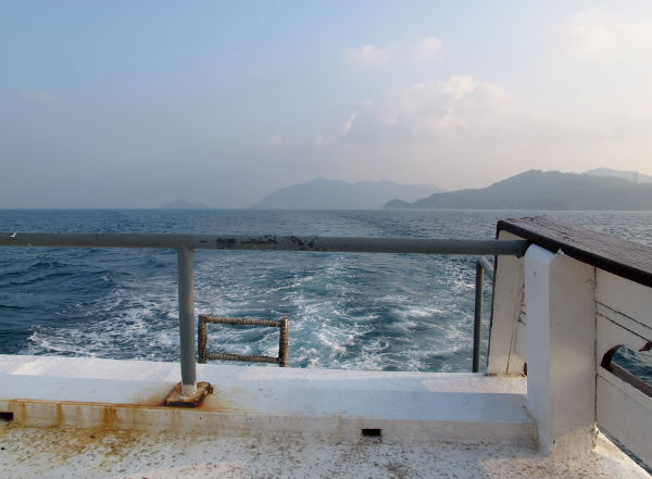 Koh Tao jää taakse. 