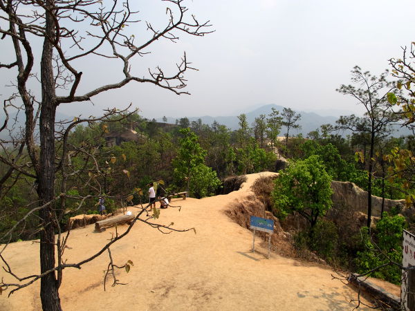 Pain kanjonin lähtöpaikka. 