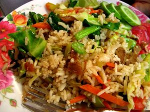 Lee Jaen kasvisriisi. 