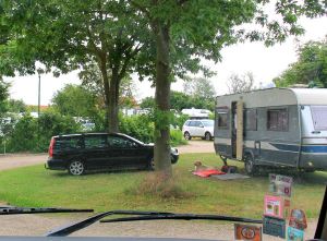 Leirintäalue Lyypekissä. 