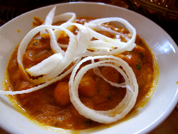 Intialaista kikhernecurrya. 