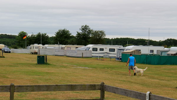 Leirintäalue Saksassa. 