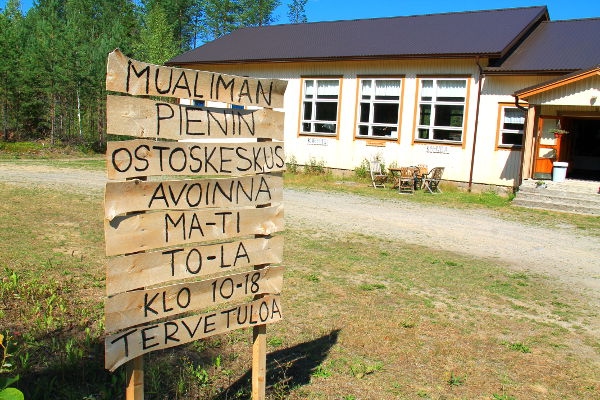 mualiman pienin ostoskeskus