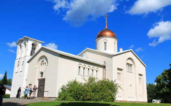 Valamon luostarin uusi kirkko.