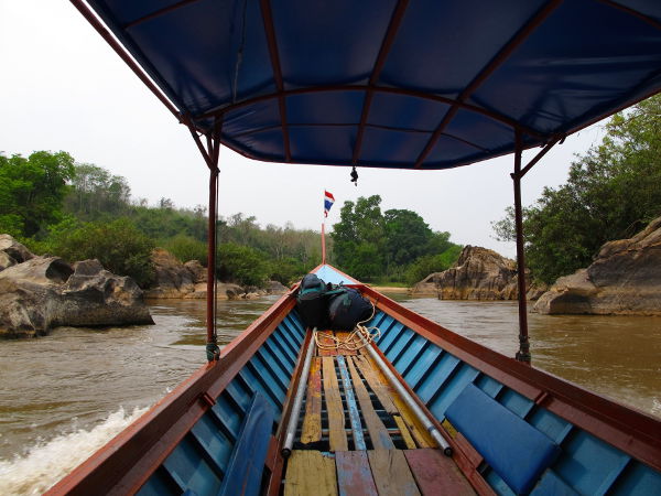 Kuski oli kovasti tottunut puikkelehtimaan kivien välissä. 