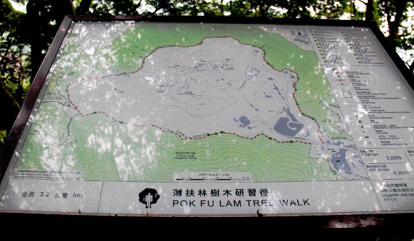 Rengaskävelyreitti kukkulan ympäri. 