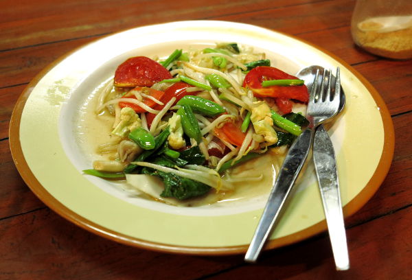 paistetut vihannekset