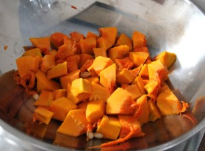 Kuutioidut kurpitsat. 