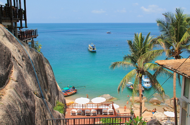 Perillä Ao Muangilla. 