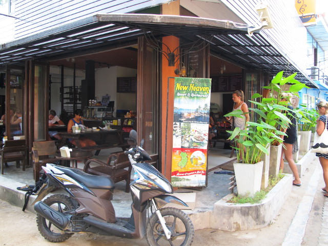 New Heavenin kahvila.