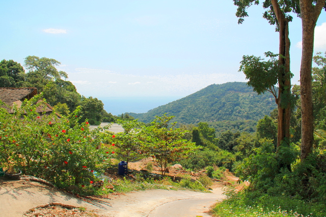 Näkymä ensimmäiseltä kioskilta matkan varrelta. 