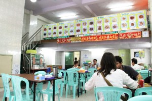 Ravintola sisältä. 