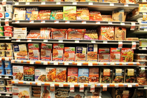 Whole Foodsin vegelihoja. 