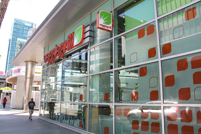 Veggie Grill ulkoa. 