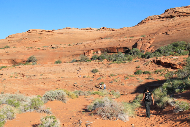 Kävely hanging gardenille. 