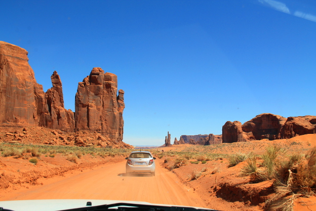 Alueella pystyi ajamaan lenkin. 