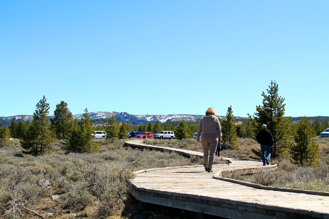 polku länsiyellowstonessa