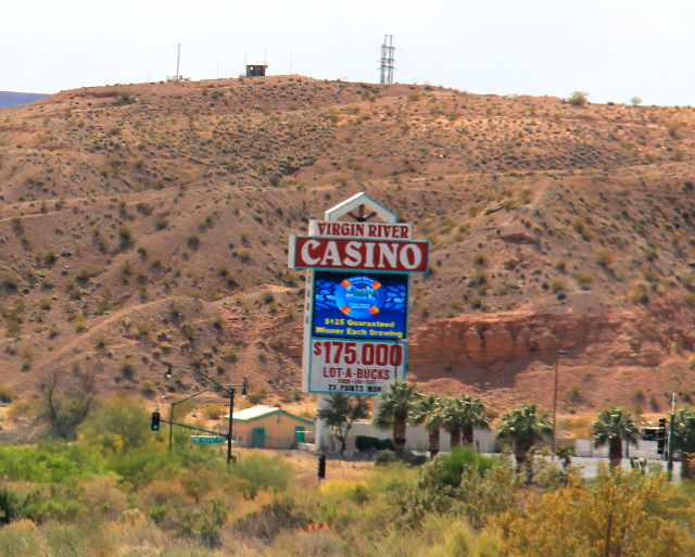 Heti Nevadan puolella oli kasinoita. 