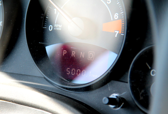 Matkan loppumetreillä tuli 5000 mailia täyteen eli ajoimme yli 8000 km. . 