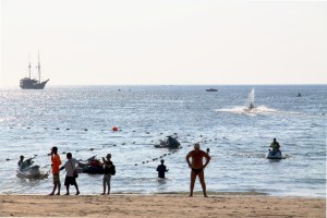 Patongin ranta Thaimaassa. 