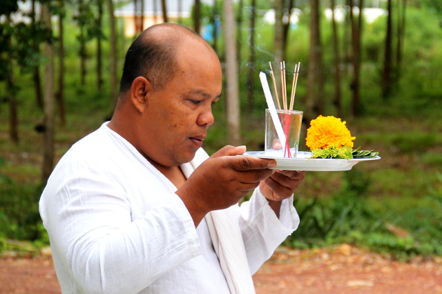 Ensimmäisen satsin pyhitystä. 
