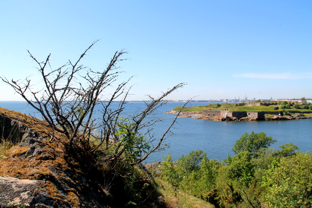 Näkymä Suomenlinnaan. 