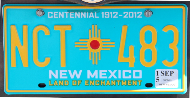 Uuden Meksikon turkoosi "Land of Enchantment". 